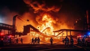 Clairton, PA — In the heart of Pennsylvania’s Mon Valley, a sudden blast tore through the U.S. Steel plant late Thursday, transforming an ordinary shift into a nightmare of fire, chaos, and loss.