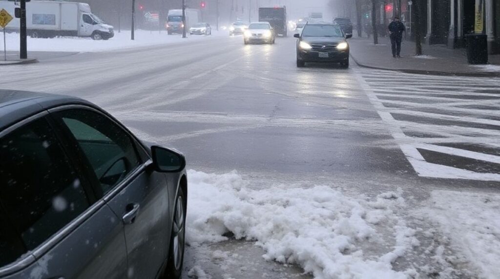 New York City with heavy rain, flooding, and strong winds. Governor Hochul declares a state of emergency as chaos unfolds