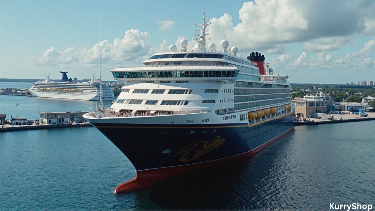 Disney Cruise Line unveils its newest ship, the Disney Destiny, in a spectacular christening ceremony at Port Everglades, Florida